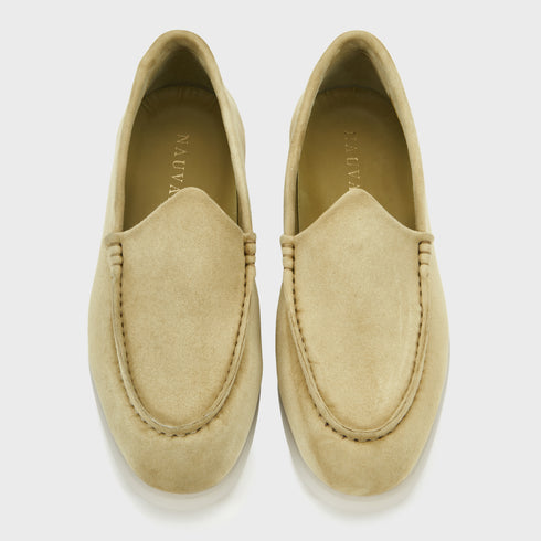 Nagra Loafer | Sage Green Suede